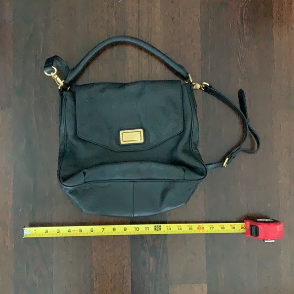 Marc by Marc Jacobs Leather Flap Hobo (Black) - Picture 5 of 6